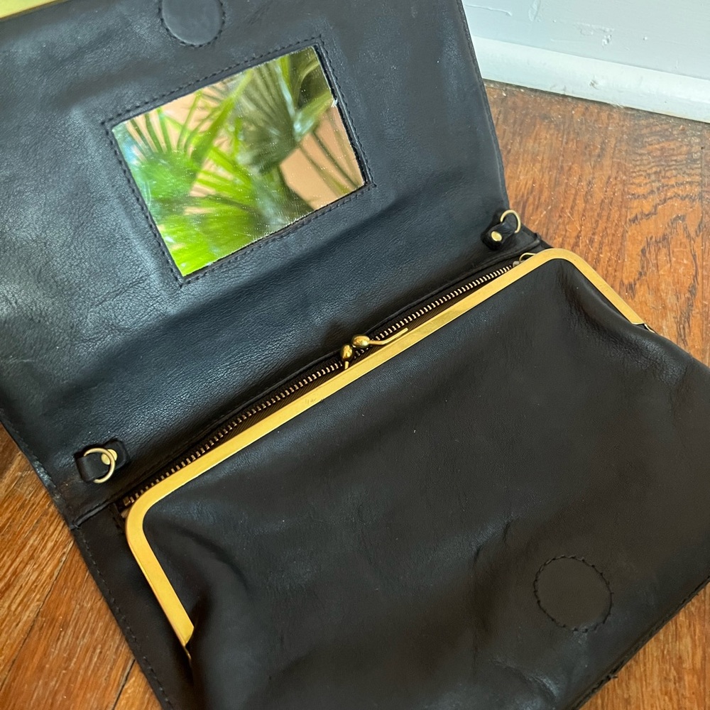 Madewell Black Mirror Clutch *missing chain strap*
